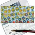 3D Lenticular Checkbook Cover (Smiley Face & Flowers)